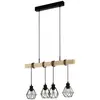 Image de But Townshend5 - Suspension 4 Lumières Noire/Marron