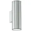 Image de EGLO Riga Applique Murale Inox 2x3W
