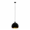 Image de EGLO Suspension Roccaforte - Noir et Or