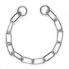 Image de Collier-chaîne grosses mailles chromé pour chien Kerbl Argenté 46 cm 83373
