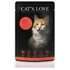Image de CAT'S LOVE-Sachet Chat   Cat's Love Boeuf 85 gr