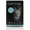 Image de CAT'S LOVE-Sachet Chat   Cat's Love Saumon 85 gr