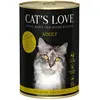 Image de CAT'S LOVE-Cat's Love Boîte Chat Adulte Veau Dinde - 400 gr