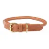 Image de Collier pour chien en cuir roulé Weatherbeeta Marron M 1001694014