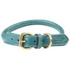 Image de Collier pour chien en cuir roulé Weatherbeeta Vert 2XL 1001694029