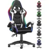 Image de Chaise Gaming LED - Noir et Blanc