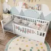 Image de Lit Enfant 90x190 cm - Lit Enfant Simple - Blanc