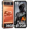Image de OUKITEL WP68 Air 5G Téléphone Incassable 36Go + 512Go 6,88" 8000mAh 64MP NFC - Orange