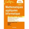 Image de Mathématiques appliquées informatique, ECG 1re année : questions et méthodes : programmes 2021
