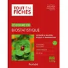 Image de Le cours de biostatistique : licence 3, master, écoles d'ingénieurs : 110 fiches de cours, 120 schémas, 50 QCM