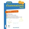 Image de Carnet d'automatismes maths bac pro 2de, 1re, terminale : 52 fiches, 320 exercices interactifs
