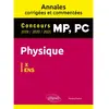 Image de Physique MP, PC : annales corrigées et commentées, concours 2019-2020-2021 : X-ENS