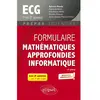 Image de Formulaire mathématiques approfondies informatique ECG 1re et 2e années : nouveaux programmes