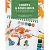 Image de Forêts & sous-bois à l'aquarelle : apprenez simplement à peindre 20 motifs en pas-à-pas