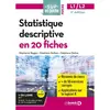 Image de Statistique descriptive en 20 fiches : L1-L2
