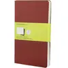Image de Moleskine Set de 3 Cahiers - Rouge