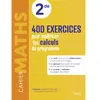 Image de Cahier maths 2de : 400 exercices pour maîtriser les calculs du programme