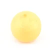 Image de Perle translucide ronde en résine - Pêche et Rose - 20 mm