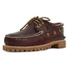 Image de Chaussures Bateau Authentic 3-Eye Lug Handsewn - Tb050009648 Rouge - 45