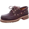 Image de Chaussures bateau Timberland  Chaussures  Modèles en cuir bordeaux M67901450