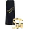 Image de M/O PlaquÃ©e Or Lc56gp - Ligature Avec Couvre-Bec Pour Saxophone Soprano