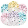 Image de Amscan Europe Gmbh 6 Ballons Latex Confetti Pastel 27,5cm