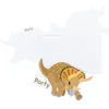 Image de Lot de 8 invitations et enveloppes Dino - Joyeux Dinosaure - Happy Dinosaure - Amscan