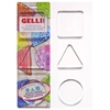 Image de Plaques de Gel pour Impression Mini Rond, Carré, Triangle