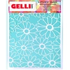 Image de Pochoir Fleurs pour Impression 20.3 x 25.4 cm