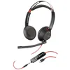 Image de Poly Blackwire 5220 - 5200 Series - micro-casque - sur-oreille - filaire - jack 3,5mm, USB-C - CertifiÃ© pour Microsoft Teams
