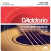 Image de Daddario Ej39 Jeu De Cordes Pour Guitare Folk 12 Cordes