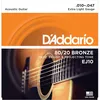 Image de Daddario Ej10 Jeu De Cordes Pour Guitare Folk
