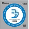 Image de D'addario Pl026, .026 - Corde Au DÃ©tail Acier Pur Guitare