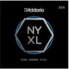 Image de D'addario Nys024, Acier Pur, .024 - Corde Au DÃ©tail Acier Pur Guitare Ãlectrique Ou Acoustique
