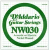Image de Corde Au DÃ©tail D'addario Nw030 - Guitare Ãlectrique - Filet Rond 030
