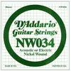 Image de Corde Au DÃ©tail D'addario Nw034 - Guitare Ãlectrique - Filet Rond 034