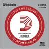 Image de D'addario Le010, .010 - Corde Au DÃ©tail Ã Boucle Acier Pur Guitare Acoustique Ou Ãlectrique