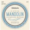 Image de D'addario Ej73-3d - Pack De 3 Jeux De Cordes Phosphor Bronze Mandoline - 10-38