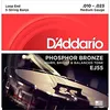 Image de D'addario Ej55 Phosphor Bronze Medium 10-23 - Jeu De 5 Cordes Banjo