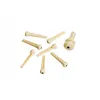 Image de Planet Waves Pwps12 - Jeu De Vis De Chevalet Avec Vis De Fin, Jeu De 7, Ivoire Avec Point Noir