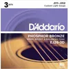 Image de Pack 3 D'addario Ej26 Light - Jeux De Cordes Guitare Acoustique