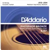 Image de Daddario Ej37 Jeu De Cordes Pour Guitare Folk 12 Cordes