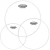 Image de Packs De Peaux De Toms Evans G2 Transparentes, Fusion (10'', 12'' Et 14'')