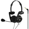 Image de Casque d'Ãcoute avec CÃ¢ble et Microphone avec Antibruit, Headset On Ear, , Noir, KOSS, Porta Pro Comm