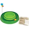 Image de Cat It Cuircuit 3 En 1 Avec Balle Et Jardiniere D'herbe - O 36 Cm - Vert - Pour Chat