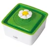Image de Cat It Abreuvoit Mini Avec Fleur - 1.5 L -50.7 Oz Liq.- - Blanc Et Vert - Pour Chat