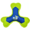 Image de Os Tripale En Nylon Resistant Avec Organe Sonore - Bleu Et Vert - Pour Chien