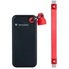 Image de Verbatim Pocket - SSD - 1 To - porte-clÃ© avec attachement Ã  cÃ¢ble - externe (portable) - M.2 - USB 3.2 Gen 2 (USB-C connecteur) - noir/rouge