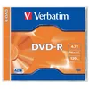 Image de Verbatim - 5 x DVD-R - 4.7 Go 16x - argent mat - boÃ®tier CD