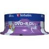 Image de Verbatim - 25 x DVD+R DL - 8.5 Go 8x - surface imprimable large - spindle